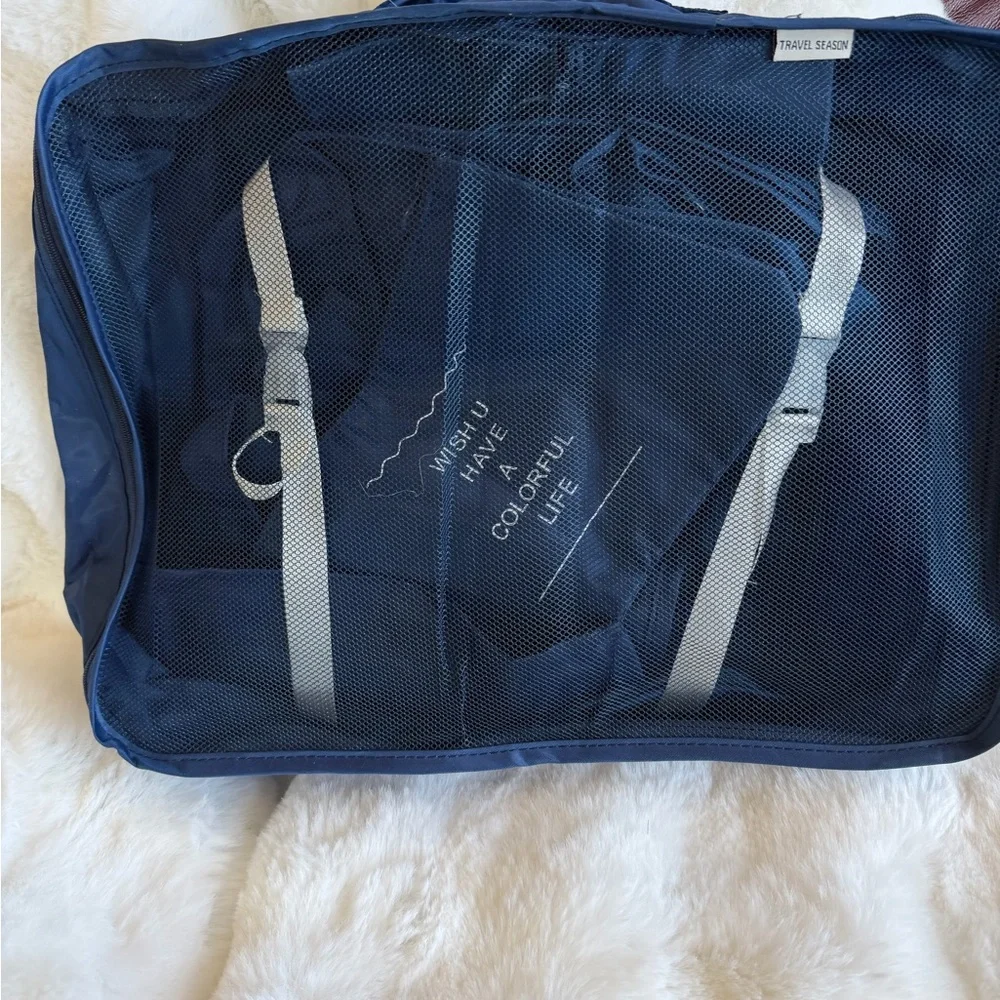 Navy Travel Organizer Set